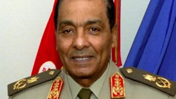 المشير حسين طنطاوي رئيس المجلس العسكري الحاكم في مصر
