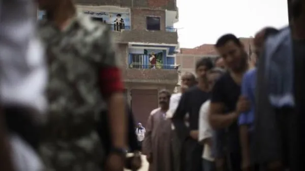 بلغ إجمالي المصريين بالخارج المسجلين للادلاء بأصواتهم 586 ألف