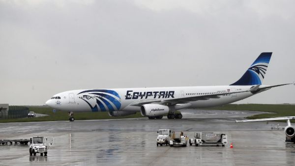 A file photo of an Egyptair Airbus A330 in Cairo. (AFP/Thomas Samson) A file photo of an Egyptair Airbus A330 in Cairo. (AFP/Thomas Samson)