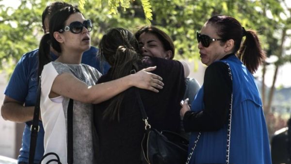 The EgyptAir flight was carrying 66 people on board including 30 Egyptians and 15 French nationals when it crashed on May 19 en route from Paris to Cairo. (AFP/Khaled Desouki)