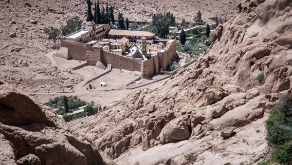 St Catherine's Monastery, in the south of Sinai. (AFP/Pedro Gomes)