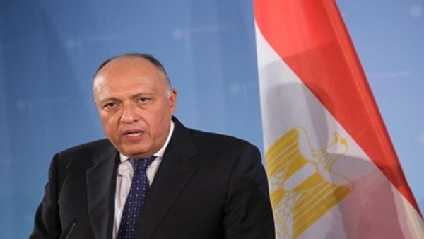 Egyptian FM, Sameh Shoukry off to India in order to lead Egypt's delegation in the 7th round of the joint committee amid both countries. (AFP/ File Photo)