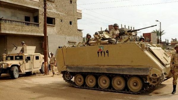 Illustrative: Egyptian security forces in the Sinai. (Mohamed El-Sherbeny /AFP)
