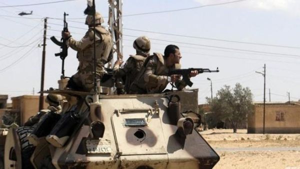 Egyptian armed forces during a security operation in the Sinai Peninsula (AFP/ File Photo)