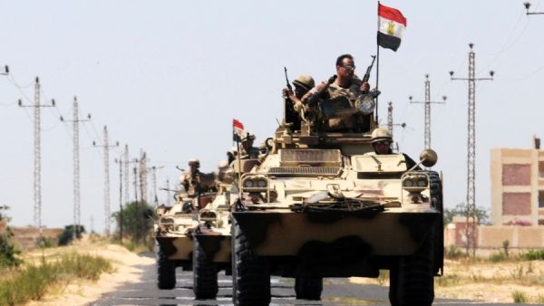 Egyptian soldiers in north Sinai. (AFP/file)