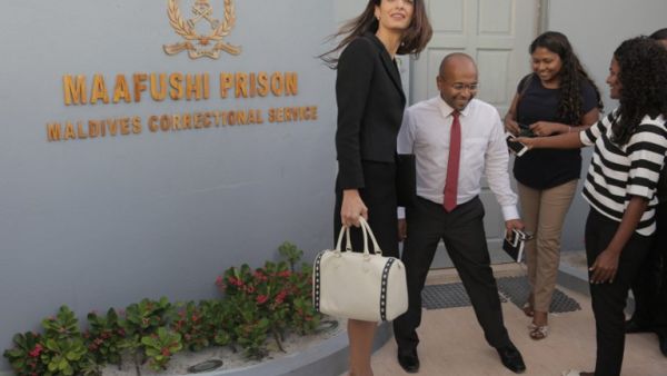 Amal has called Nasheed's imprisonment 'a politically motivated show trial'. (AFP/Str)