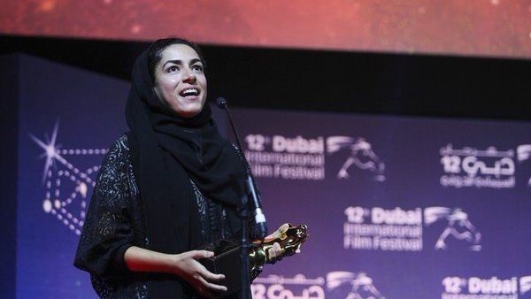 AFS Docs 2015 winner Amna Al Nowais, whose documentary short, Omnia, was been selected for 21 film festivals and won five awards. (Twitter)