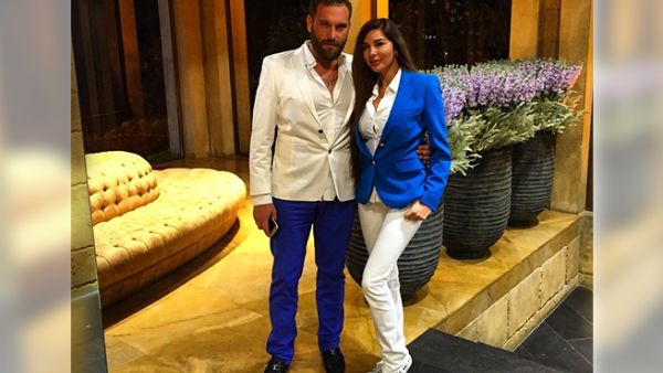 Lebanese actress and husband at Cannes (banotacool.com)