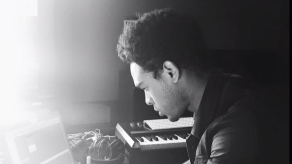 Will Smith's son Trey 'AcE' making music. (Facebook)