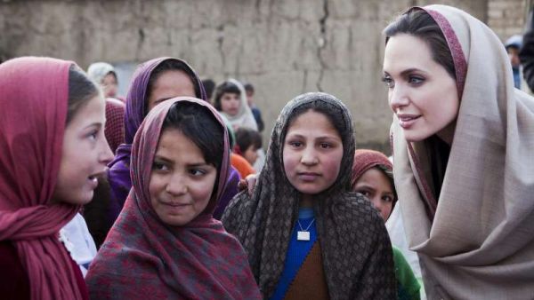 Angelina Jolie has visited refugees in Lebanon, Turkey, and Jordan in her role as UNHCR envoy. (UNHCR)