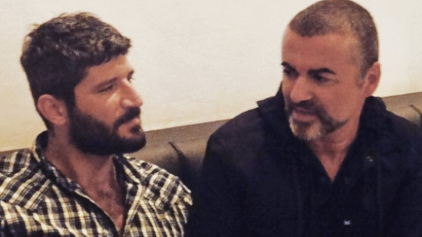 Late singer, George Michael, with boyfriend Fadi Fawaz. (Instagram) 