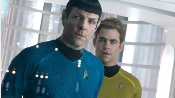 Zachary Quinto and Chris Pine reprise their roles of Captain Kirk and Spock in 'Star Trek Beyond'. (IMDB)