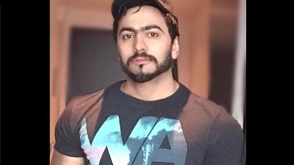 Tamer Hosny showing his tough look. Nobody better mess with his baby girls! (Instagram)