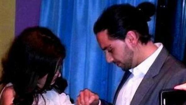 الفنانة ديما بياعة وخطيبها