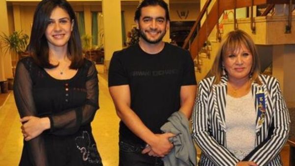 بسمة في أول اطلالة لها بعد الولادة.