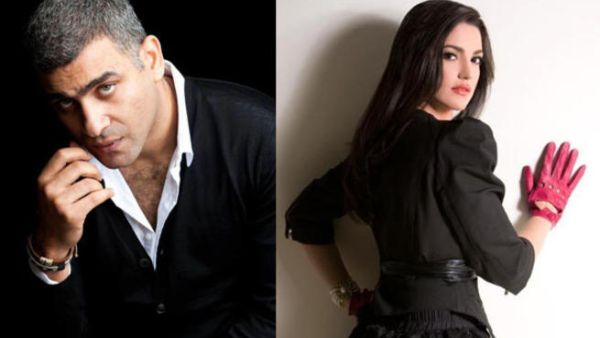 Hani Adel and Dorra are separate, not together.