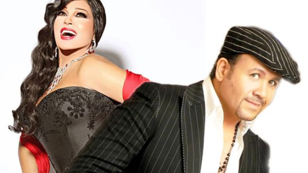 Hisham has seriously embarrassed his co-host Fifi on the first episode of their new show on Sunday. (Image: Albawaba edit)