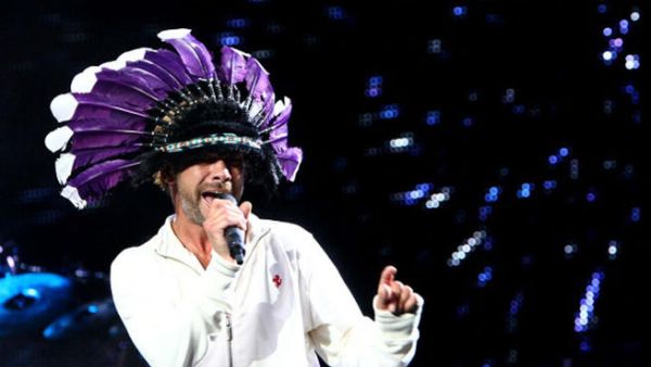 Jamiroquai gettin' cray-cray in Italy. What will he be sportin' in Dubai? (Photo by Andrew Hone/Getty Images )