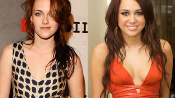 المغنية الأميركية، مايلي سايرس وكريستين ستيوارت