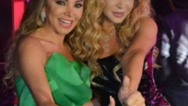الفنانة نوال الزغبي والفنانة رزان المغربي