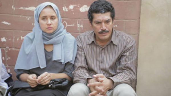 الفنانة نيللي كريم والفنان باسم سمرة