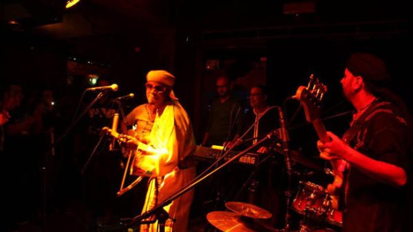 Ribab Fusion Band in concert (Photo by Thoraia Abou Bakr)