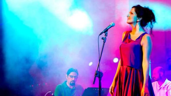 Tania Saleh, performing at the Odeon Theater-Amman earlier this year, will be opening things up at the Beirut Jazz Festival next month. (Image: Facebook)
