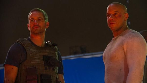 The image Vin Diesel Facebooked, claiming it was the last scene he filmed with his late co-star. (Image: Facebook)