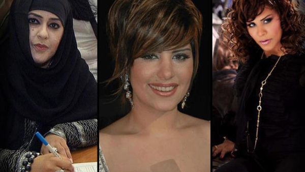الفنانة احلام والفنانة شمس والإعلامية سلوى المطيري