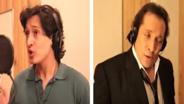 الفنان المصري علي الحجار وابنه احمد
