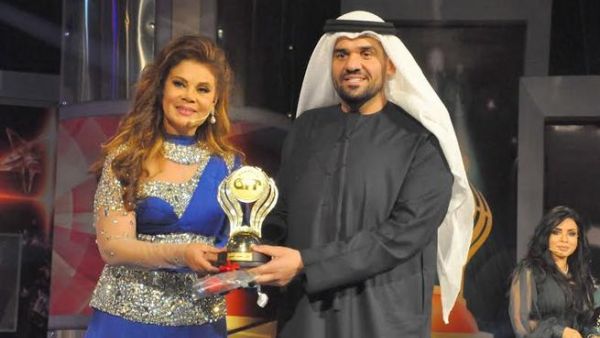 الفنان حسين الجسمي والفنانة والاعلامية صفاء ابو السعود