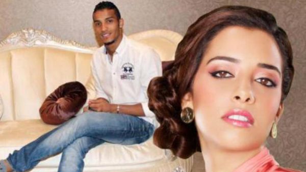 الفنانة بلقيس فتحي وخطيبها نجم الكرة السعودية ولاعب نادي الإتحاد نايف هزازي