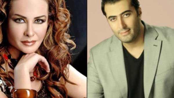 الفنان باسم ياخور والفنانة لورا ابو اسعد