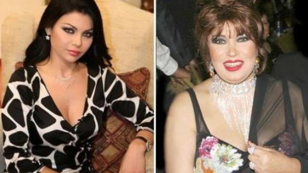 الفنانة فيفي عبده والفنانة هيفاء وهبي