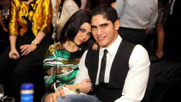 الفنانة هيفاء وهبي مع طليقها أحمد أبو هشيمة