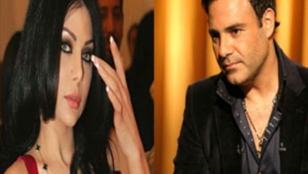 الفنان عاصي الحلاني والفنانة هيفاء وهبي