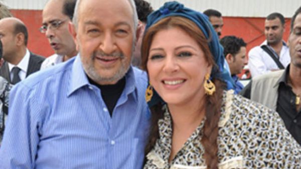 الفنانة هالة صدقي والفنان نور الشريف