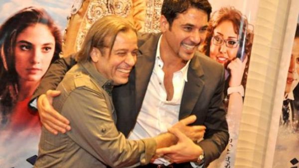 الفنان أحمد عز والفنان شريف منير