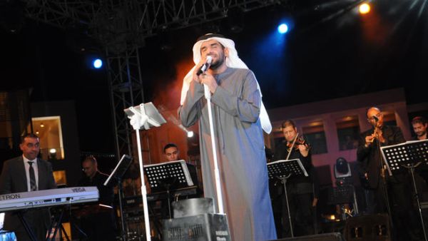 الفنان حسين الجسمي من الحفل