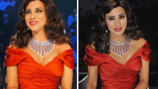 Najwa Karam turned Lady in Red