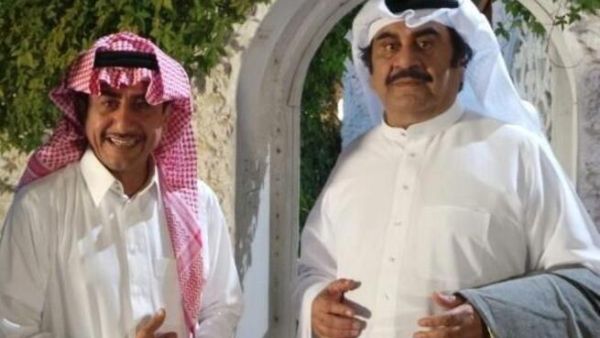الفنان السعودي ناصر القصبي والفنان الكويتي عبدالحسين عبدالرضا