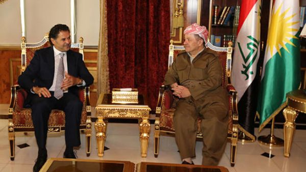 الفنان راغب علامة اثناء زيارته لاقليم كردستان