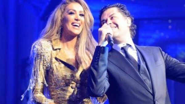 الفنان راغب علامة والفنانة مايا دياب