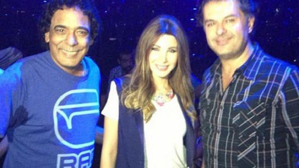 الفنان راغب علامة والفنانة نانسي عجرم والفنان محمد منير 