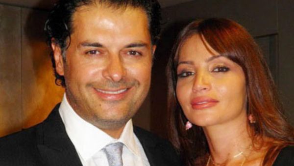 الفنان راغب علامة وزوجته جيهان