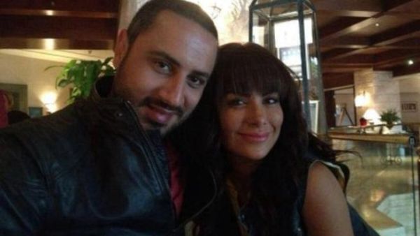 الفنانة الاردنية صبا مبارك والفنان السوري قيس الشيخ