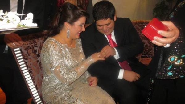 خطوبة شام ابنة الفنانة اصالة نصري