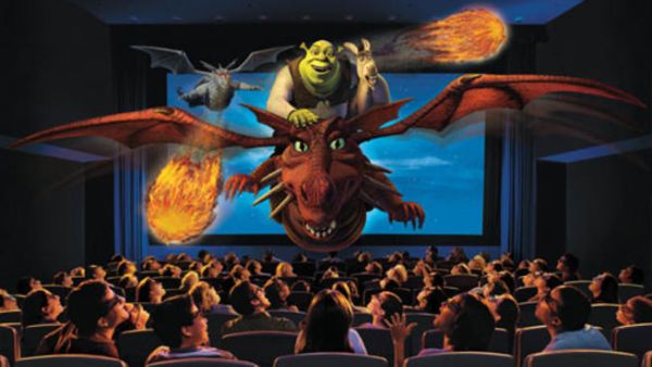 Shrek 4D in theaters in the US. (Image: Telepresenceoptions.com)