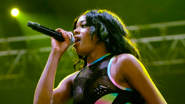 The 26-year-old rapper shared a voice recording in which she can be heard crying as she recounts her feelings after the alleged sexual assault. /AFP