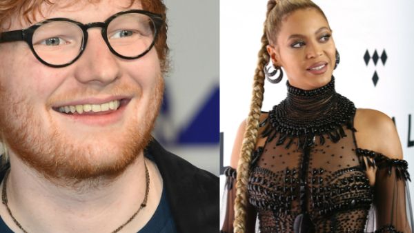 'Perfect Duet' track, which was posted on Sheeran's YouTube page, features Beyonce entering during the second verse. (source: DFree/JStone - Shutterstock)
